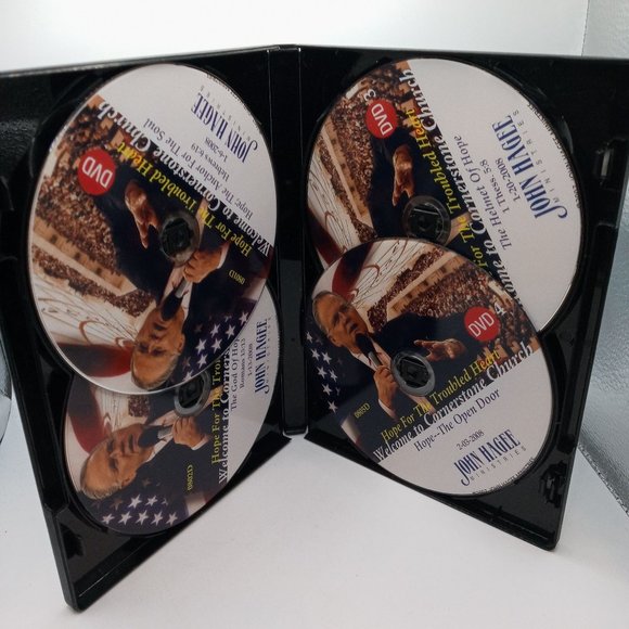 Hope For The Troubled Heart DVD Christian Gospel Hagee Ministries 4 DVDs Set - Picture 2 of 5